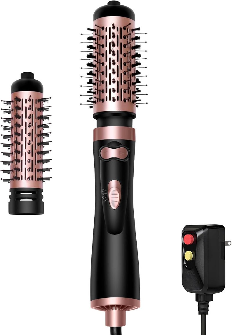 OKWRAP Hair Dryer Brush, 3-in-1 Rotating Round Hot Air Brush - Image 1